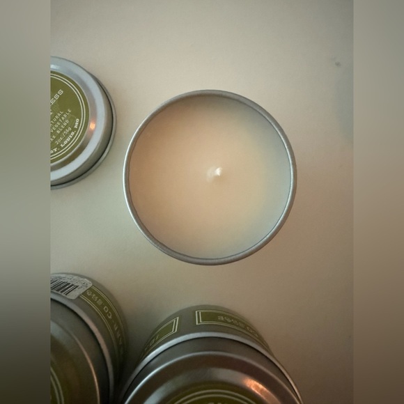 The Barr-co Travel Candle Watercress Mint Soy Vegetable Wax Blend 2 oz Lot Of 5 - Picture 2 of 2